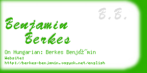 benjamin berkes business card